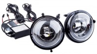 2w1 денні led + протитуманні фари mini r55 r56 r57 r58 Ціна, фото thumb