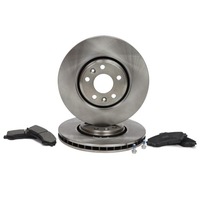 фото thumb №3, Тормозные диски + тормозные колодки тормозные перед renault