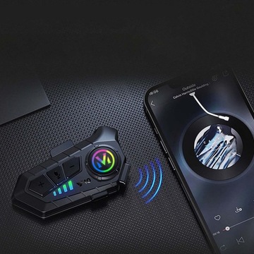 BLUETOOTH-ГАРНИТУРА ДЛЯ МОТОЦИКЛОВОГО ШЛЕМА НАУШНИКИ ДЛЯ ИНТЕРКОМА
