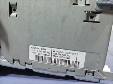 фото thumb №5, Vw jetta v golf vi passat b6 радіо радіопрогравач cd 1k0035186aa