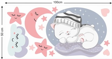 НАСТЕННЫЕ НАКЛЕЙКИ SEN SWEET DREAM 50x100 см SN2