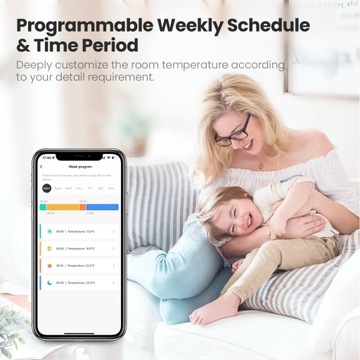 Термостат радиаторной головки Умный дом Tuya ZigBee 3.0 EU + набор аксессуаров
