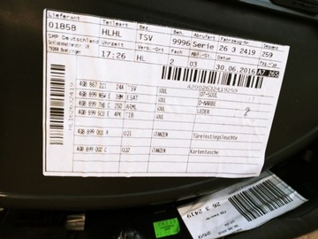 фото thumb №5, Audi a7 оббивка двері боковина лівий зад шкіра 4g8867305