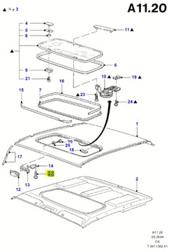 фото thumb №7, Винт, люк ford fiesta 1989-1996 оригинальный номер 6072391