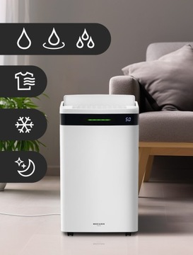ОСУШИТЕЛЬ ВОЗДУХА ОЧИСТИТЕЛЬ ВЛАЖНОСТИ 20л/24ч XXL WIFI ТАЙМЕР