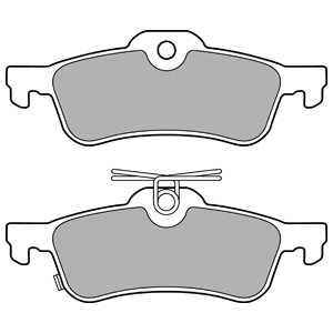 фото thumb №1, Delphi гальмівні колодки гальмівні зад lp3147 lp3147