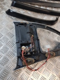 Накладки декори декоративні дверей консолі комплект карбон чорний alu bmw e90 Доставка, фото thumb