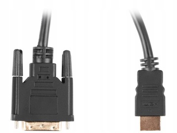 КАБЕЛЬ HDMI M -> DVI-D 24+1 1,8M 4K 30Гц ДВОЙНОЙ