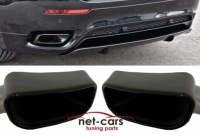 фото thumb №1, Наконечники вихлоп bmw x6 e71 рамки зразок v8 чорні