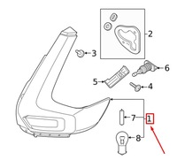 фото thumb №8, Volvo xc40 лампа задня ліва 31446790 оригінальна