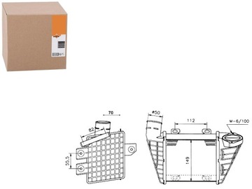 фото thumb №10, Nrf интеркулер vw golf 3 1,9tdi 30023