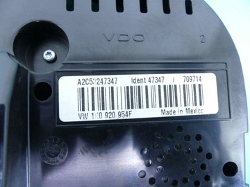 фото thumb №7, Спідометр  vw jetta v 1k0920954f 2.5 вісь