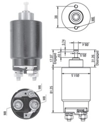 Вимикач електромагнітний, стартер magneti marelli 940113050264 Ціна, фото thumb