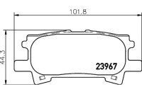 фото thumb №2, Hella гальмівні колодки гальмівні lexus rx 400h mhu3_. gsu3_