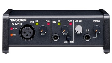 TASCAM US-1X2HR USB Audio Interface + Software