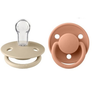 Силиконовая пустышка-пустышка BIBS DE LUX, 2 упаковки 0–36