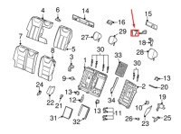 фото thumb №8, Porsche cayenne 9pa ручник  управление siedzeniem задний 955522652006c6