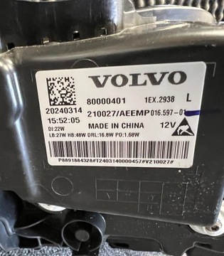 фото thumb №9, Volvo ex30 лампа ліва сторона повний led 80000401