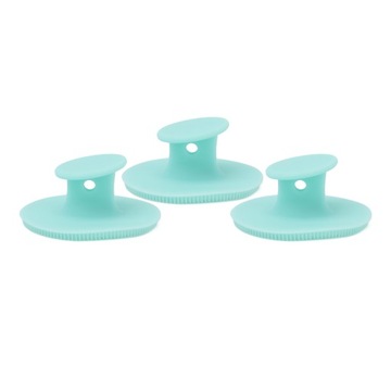 3pcs facial cleansing brush soft silicone facial cleansing brush for exfoli