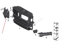 Bmw x3 f25 радіатор оливи правий канал повітря m 51748057278 8057278 2015 Ціна, фото thumb