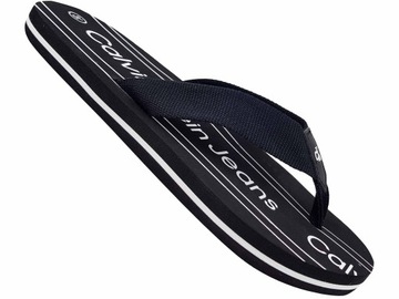 CALVIN KLEIN JEANS FLIP FLOP KLAPKI JAPONKI CZARNE