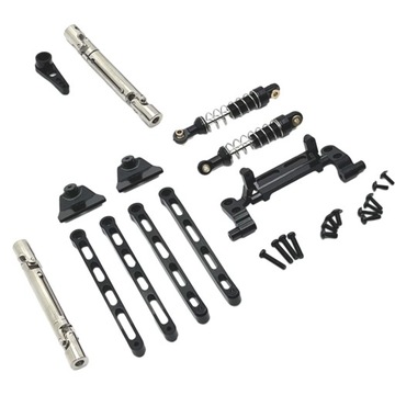 Запасные части амортизатора RC, твердая запасная модель игрушки DIY, красный цвет