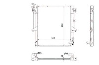 фото thumb №14, Nrf радиатор mitsubishi l200 05- 2.5 дизель с прямым впрыском 53907