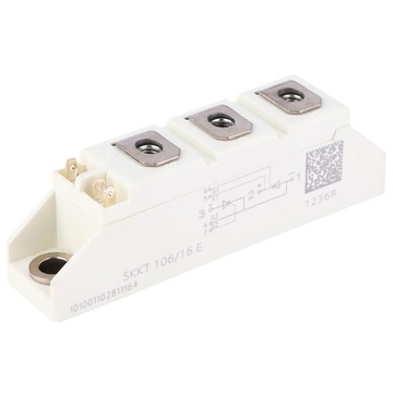 ТИРИСТОРНЫЙ МОДУЛЬ УПРАВЛЕНИЯ SKKT106/16E 1600 В