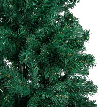 Искусственная елка с гирляндами и игрушками, зеленая, 150 см, ПВХ