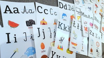БУКВЫ АЛФАВИТА УЧЕБНЫЕ ДОСКИ (x24) ПОКРЫТЫЕ