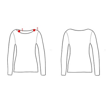 БЛУЗКА ЖЕНСКАЯ ДЛЯ МАТЕРИАЛОВ, БЕЛАЯ, XL, 1RNL