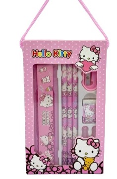 Набор Kuromi Sanrio Линейка Карандаши Точилка Ластик Hello Kitty My Melody