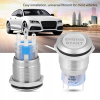 фото thumb №5, Накладка кнопка запуск стоп серебристый универсальные