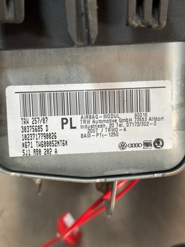 фото thumb №11, Комплект подушка безпеки подушки ремені skoda fabia ii 2 roomster 5j0880201d eu