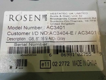 фото thumb №6, Mitsubishi outlander ii 08r дисплей dvd ac3401