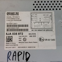 фото thumb №6, Skoda rapid радіо заводські 5ja035872
