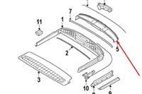 фото thumb №8, Mini cabrio r57 дах зсувний касета середня молдинг 54342758084