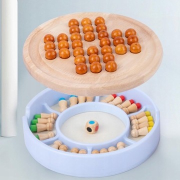 Деревянные шахматные игры с трещоткой, красочная игра