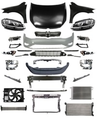 фото thumb №1, Golf vii 7 17-20 перед лампа капот бампер крыло