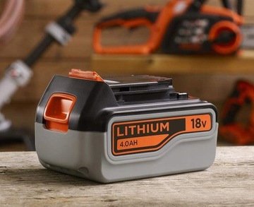 BLACK DECKER 2x литий-ионный аккумулятор 18 В 4,0 Ач + зарядное устройство 14,4–18 В