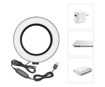 КОЛЬЦЕВАЯ ЛАМПА ДЛЯ СЕЛФИ МАКИЯЖА LED