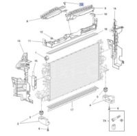 Клипса opel adam, astra j, k, cascada, insignia b, meriva b оригинальный номер 13412837 с Разборки, фото thumb