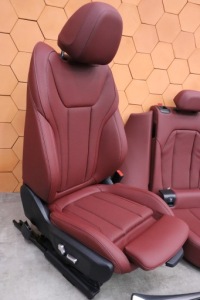 Bmw x4 g02 lci салон сидіння заднє сидіння обшивки sport tacora rot пам'ять 26 km ! Зі Шроту, фото thumb