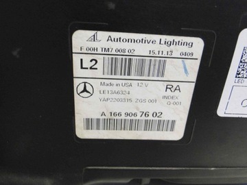 фото thumb №11, Mercedes gle w166 166 лампа права led ils європа
