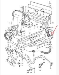 фото thumb №7, Porsche carrera 911 993 чехол заливка масла 99320736350 оригинальная запчасть