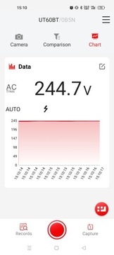 Приложение UT60 Meter Multimeter RECORDER ANDROID IOS + Bluetooth