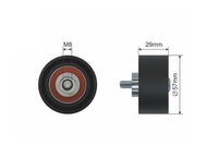 фото thumb №1, Ролик натягувача alfa romeo 145, 146, 147, 155, 156