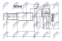 Шрус  наружный npz-ty-079 nty в Украине, фото thumb