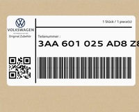 фото thumb №1, Диск алюминиевая 3aa601025ad8z8 vw eos passat