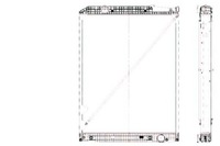 фото thumb №1, Nrf радиатор двигателя mercedes actros actros mp2 /